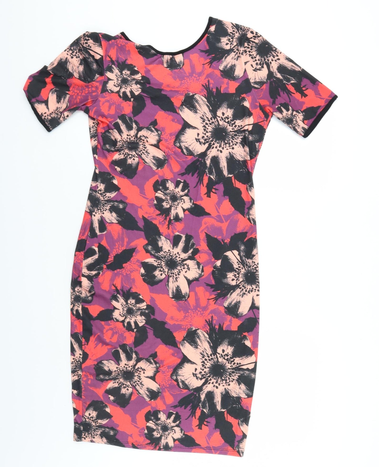 River Island Womens Multicoloured Floral  Bodycon  Size 14