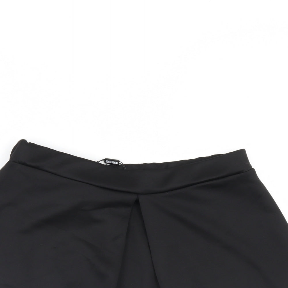 Missguided Womens Black   A-Line Skirt Size 14