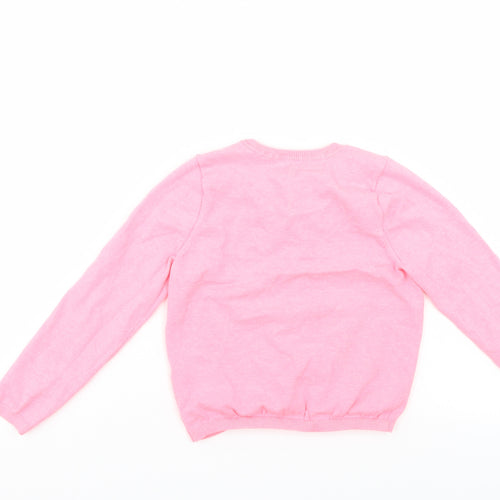 George Girls Pink   Cardigan Jumper Size 7-8 Years