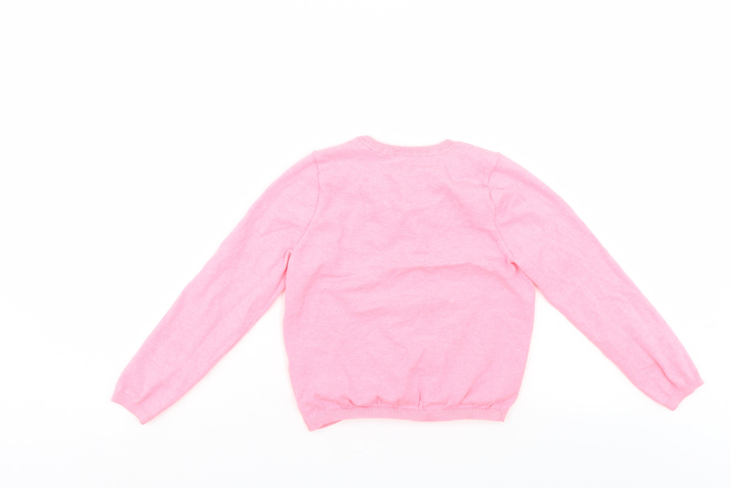 George Girls Pink   Cardigan Jumper Size 7-8 Years