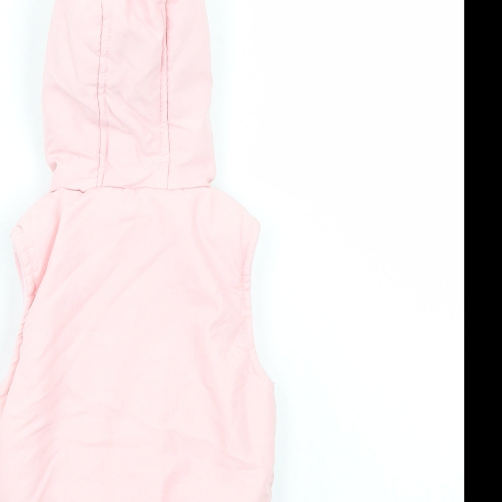 Cutey Couture Girls Pink   Gilet Jacket Size 6-9 Months