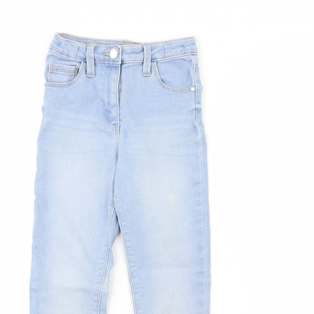 George Girls Blue  Denim Skinny Jeans Size 6-7 Years