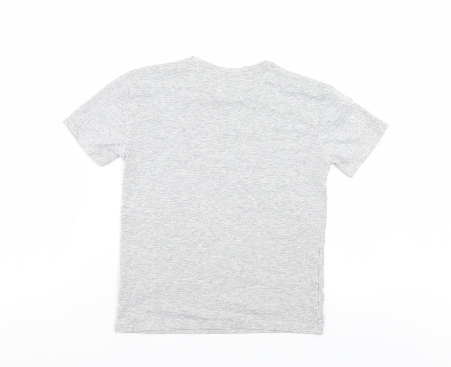 Candy Couture Girls Grey   Basic T-Shirt Size 9 Years