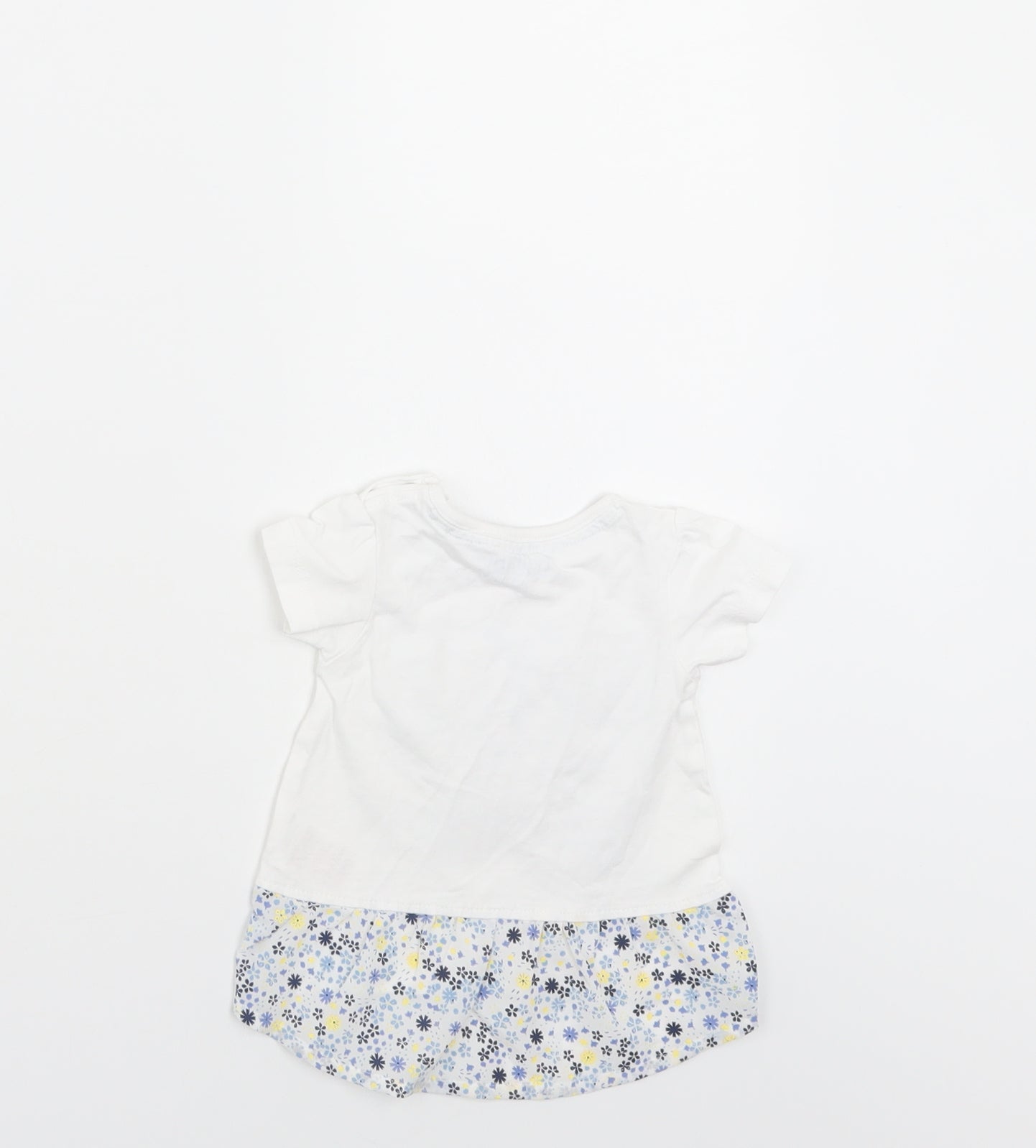 Lullaby Girls White   Basic T-Shirt Size 0-3 Months