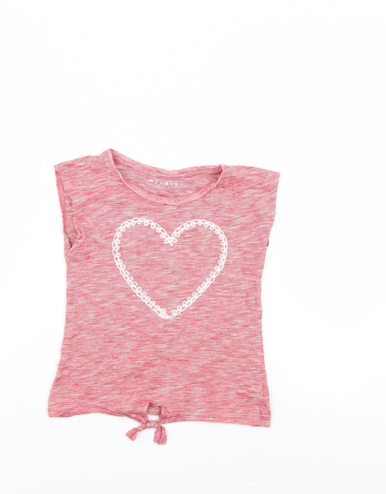 Nutmeg Girls Red   Wrap Polo Size 8-9 Years