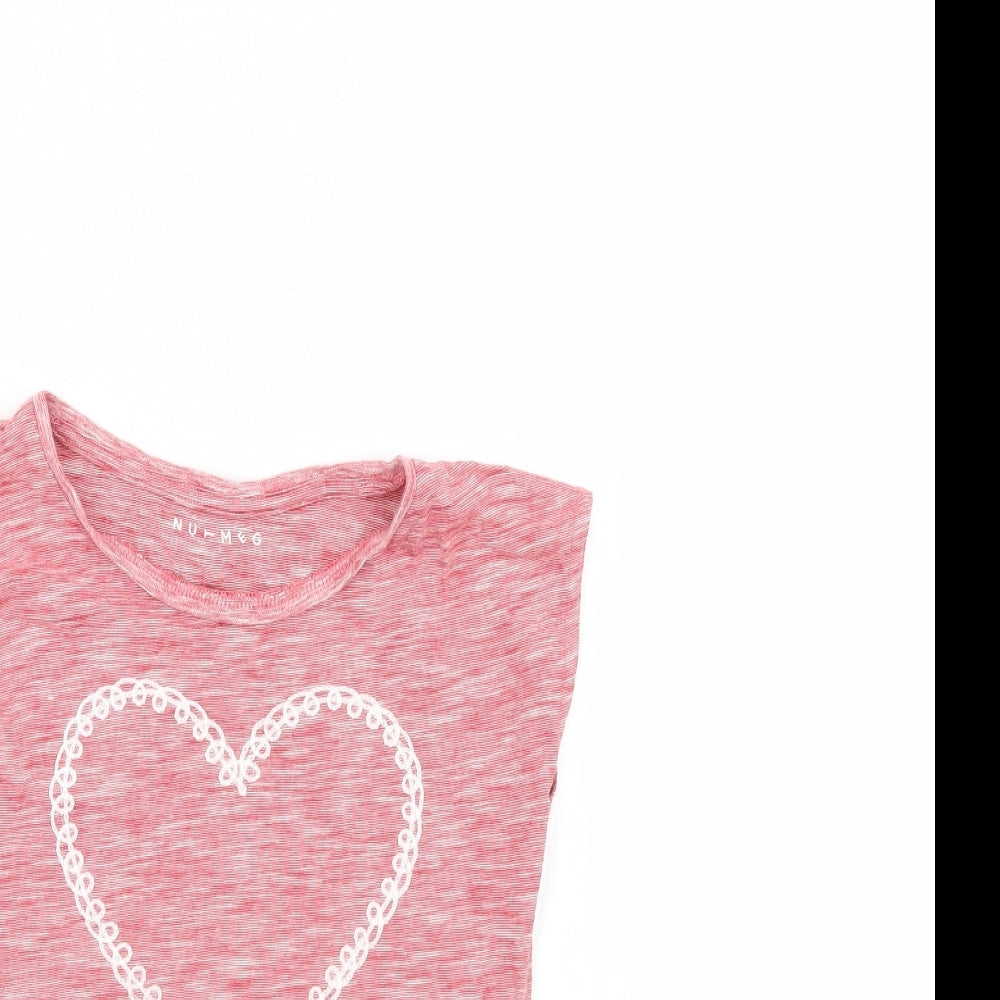 Nutmeg Girls Red   Wrap Polo Size 8-9 Years