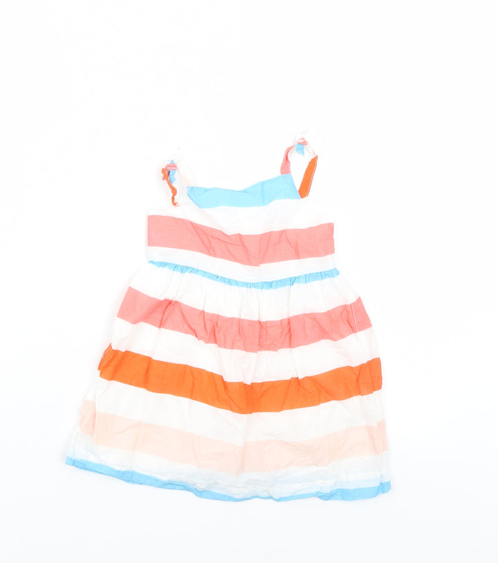 Mini Club Girls Multicoloured Striped  Tank Dress  Size 12-18 Months