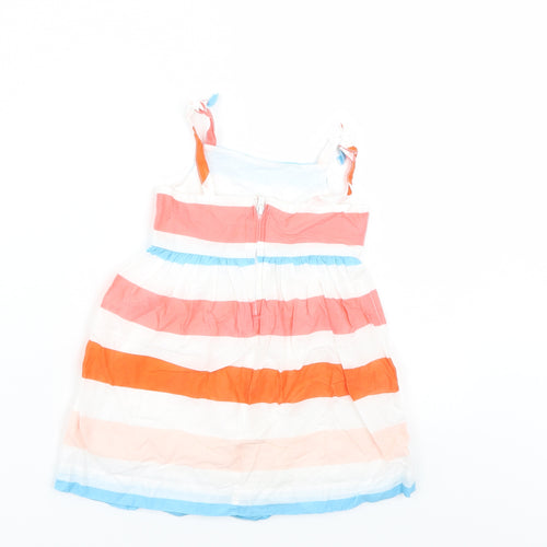 Mini Club Girls Multicoloured Striped  Tank Dress  Size 12-18 Months