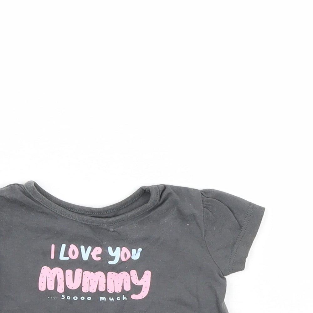 George Baby Grey   Basic T-Shirt Size 0-3 Months