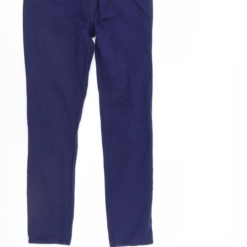 NEXT Womens Blue  Denim Tapered Jeans Size 10 L28 in