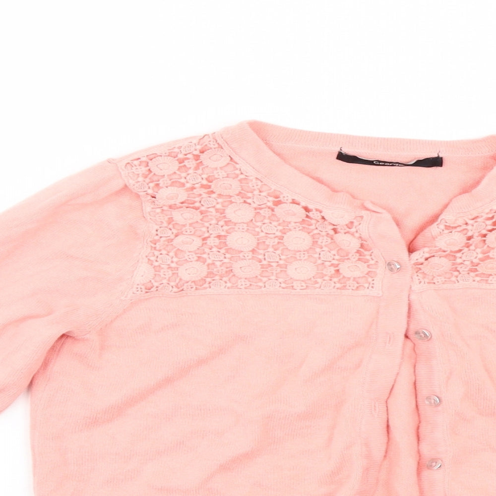 George Girls Pink   Cardigan Jumper Size 8-9 Years