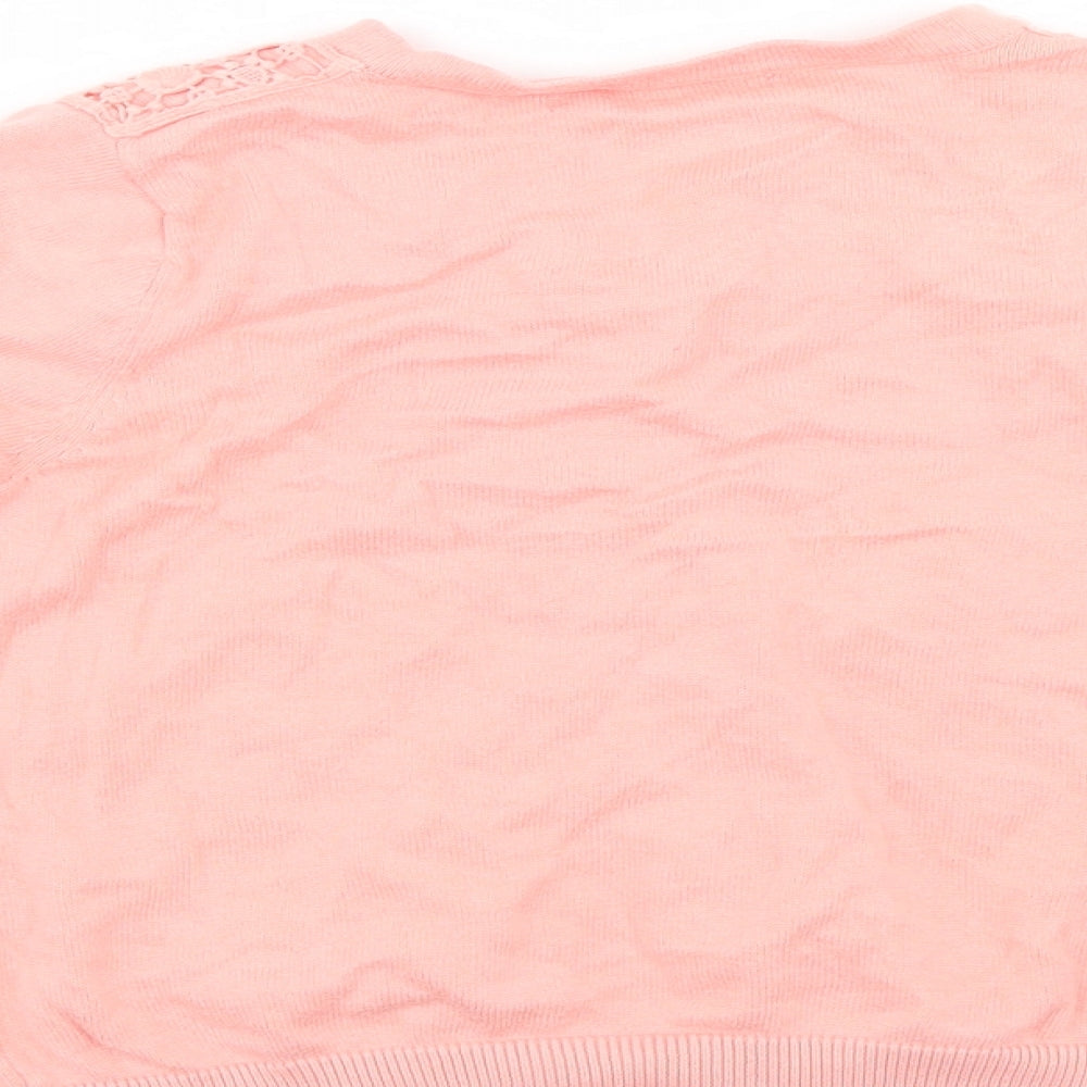 George Girls Pink   Cardigan Jumper Size 8-9 Years