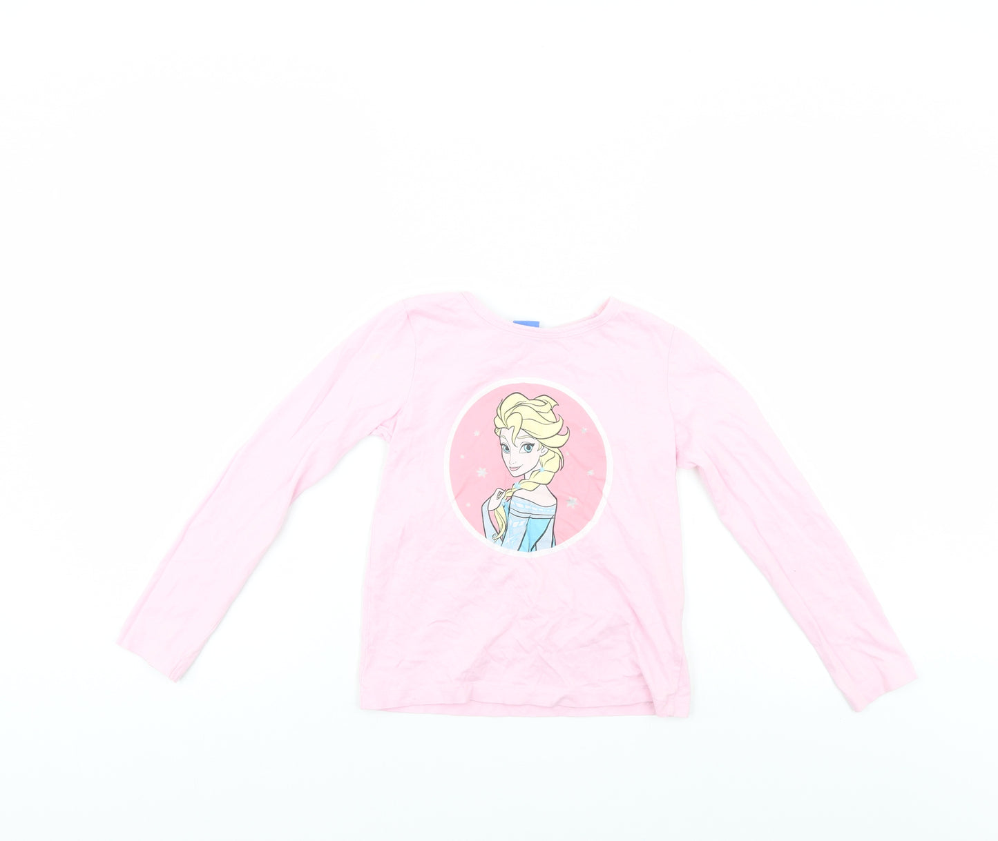 Disney Girls Pink   Basic T-Shirt Size 6-7 Years  - Disney