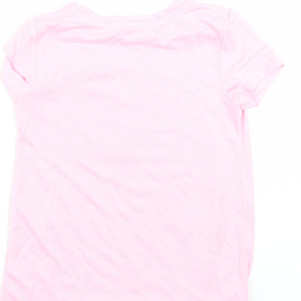 TU Girls Pink   Wrap T-Shirt Size 9 Years