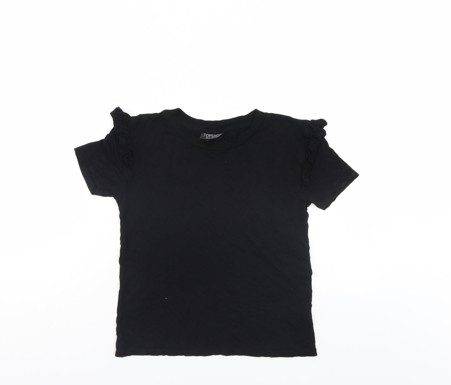 Top Shop Womens Black   Basic T-Shirt Size 6