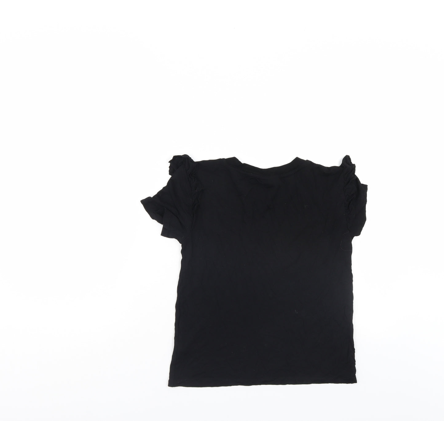 Top Shop Womens Black   Basic T-Shirt Size 6