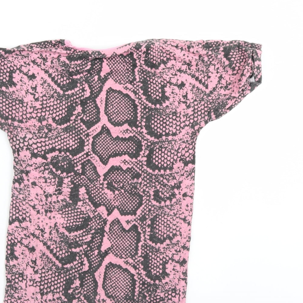 Studio Girls Multicoloured Animal Print  Basic T-Shirt Size 8-9 Years