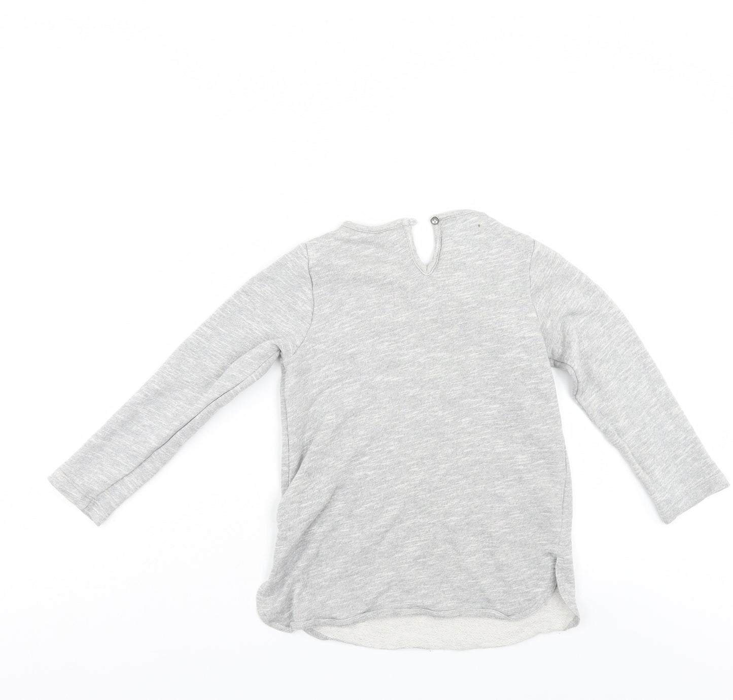 TU Girls Grey   Pullover Sweatshirt Size 7 Years