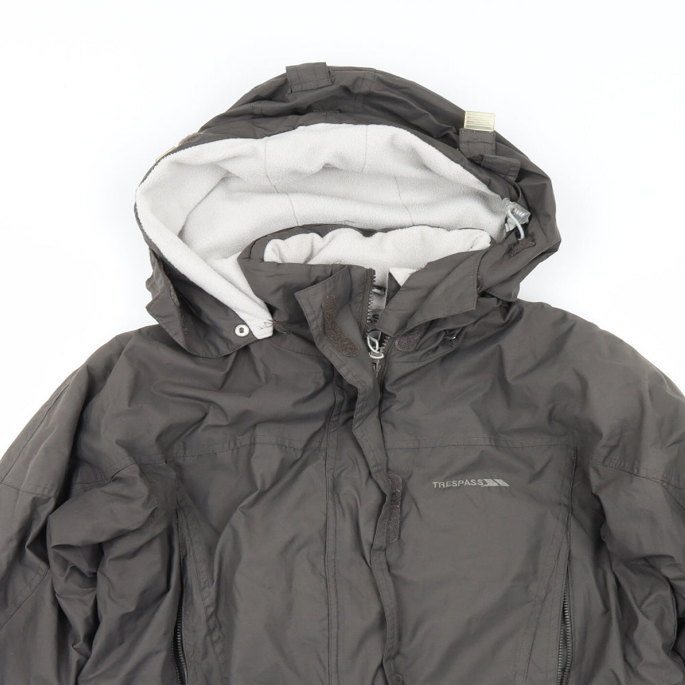 Tresspass Mens Grey   Quilted Jacket Size S