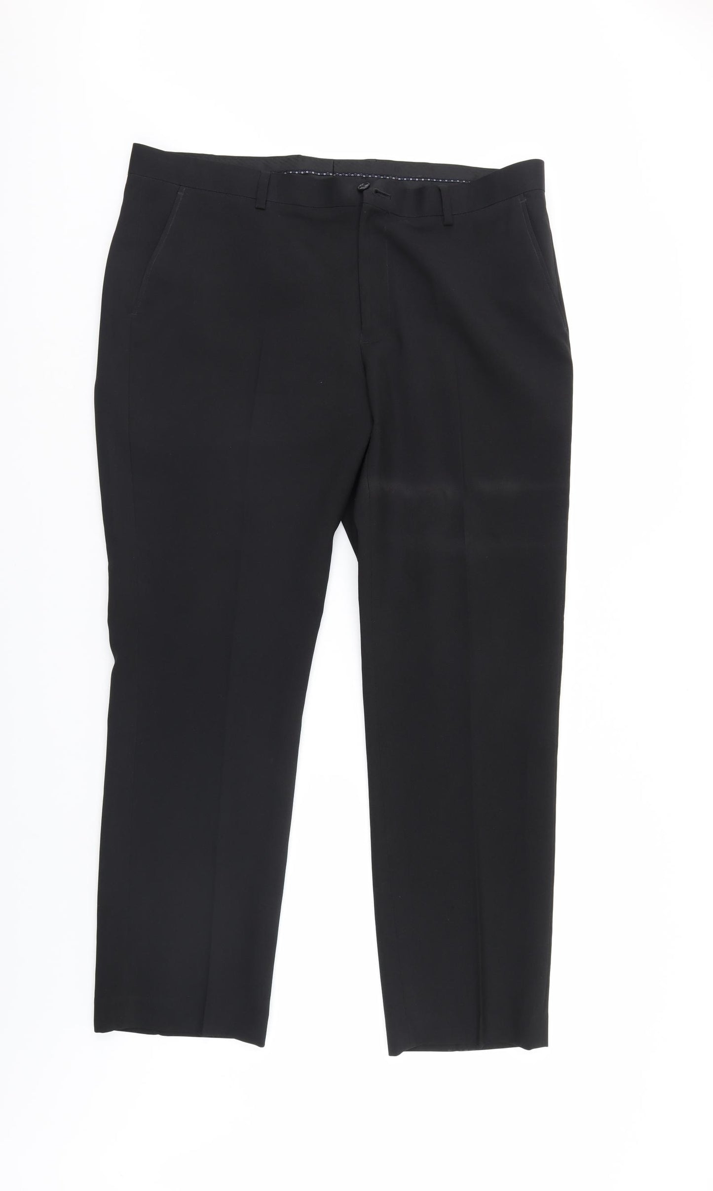 Preworn Mens Black   Trousers  Size 38 L31 in