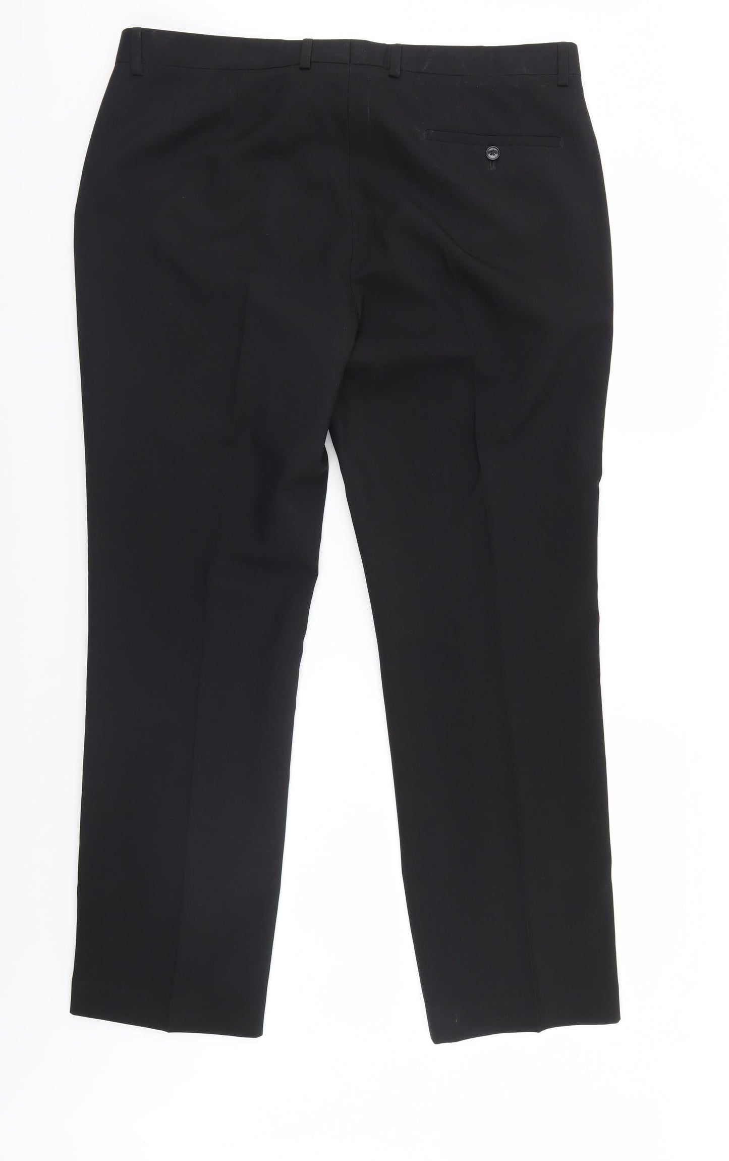 Preworn Mens Black   Trousers  Size 38 L31 in