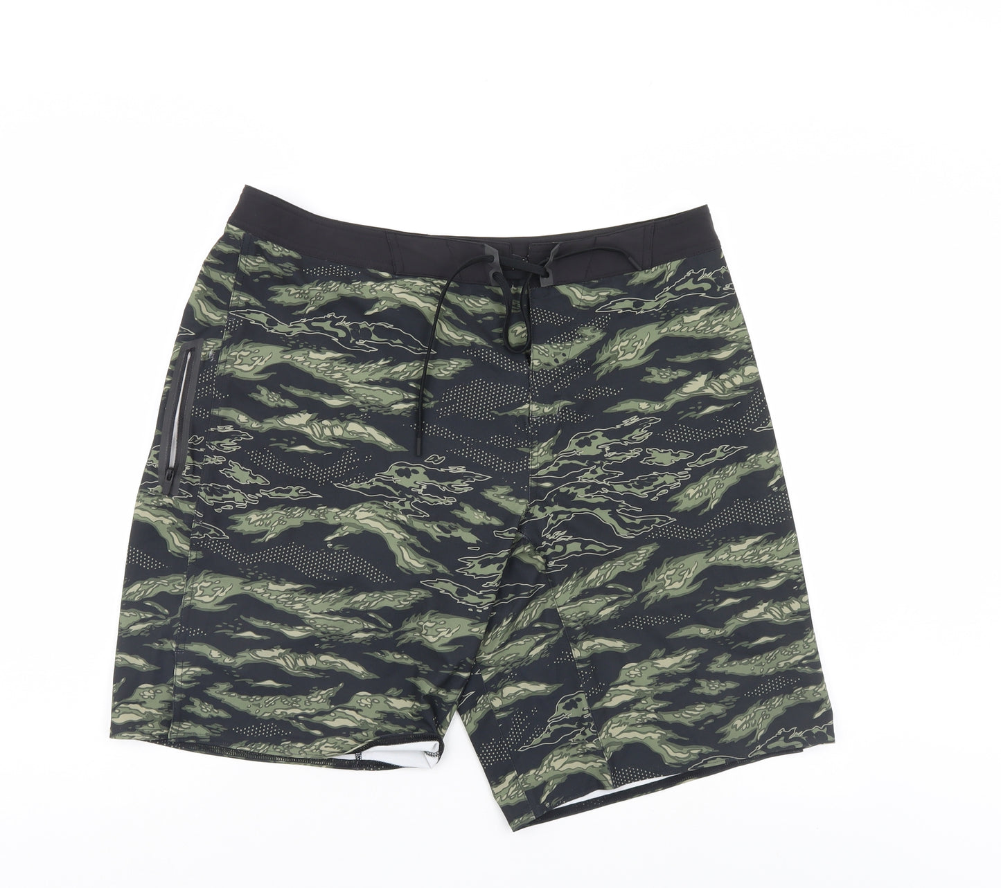 Reebok Mens Multicoloured Camouflage   Shorts Size 34