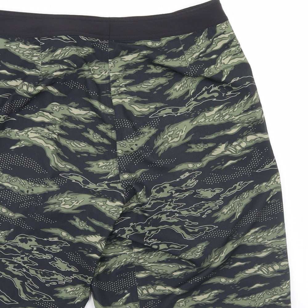 Reebok Mens Multicoloured Camouflage   Shorts Size 34