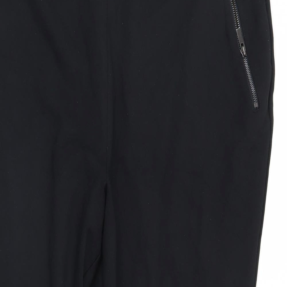 M&S Womens Black   Trousers  Size 26 L26 in