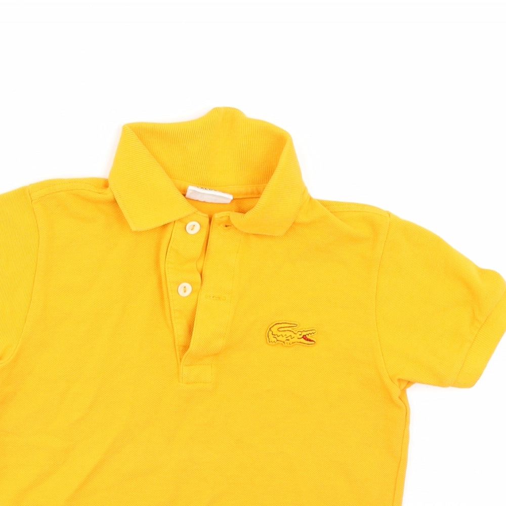 Lacoste Boys Gold   Basic Polo Size 6 Years