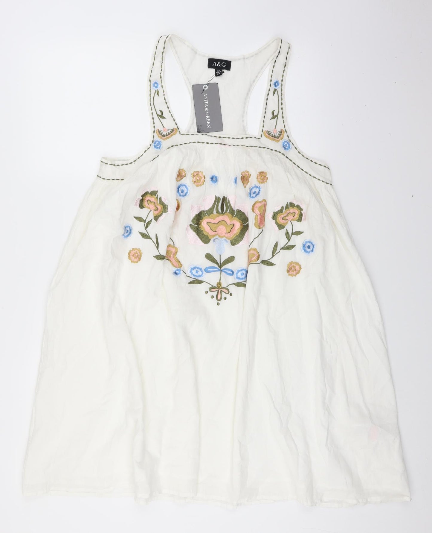 A&G Womens White   A-Line  Size 12