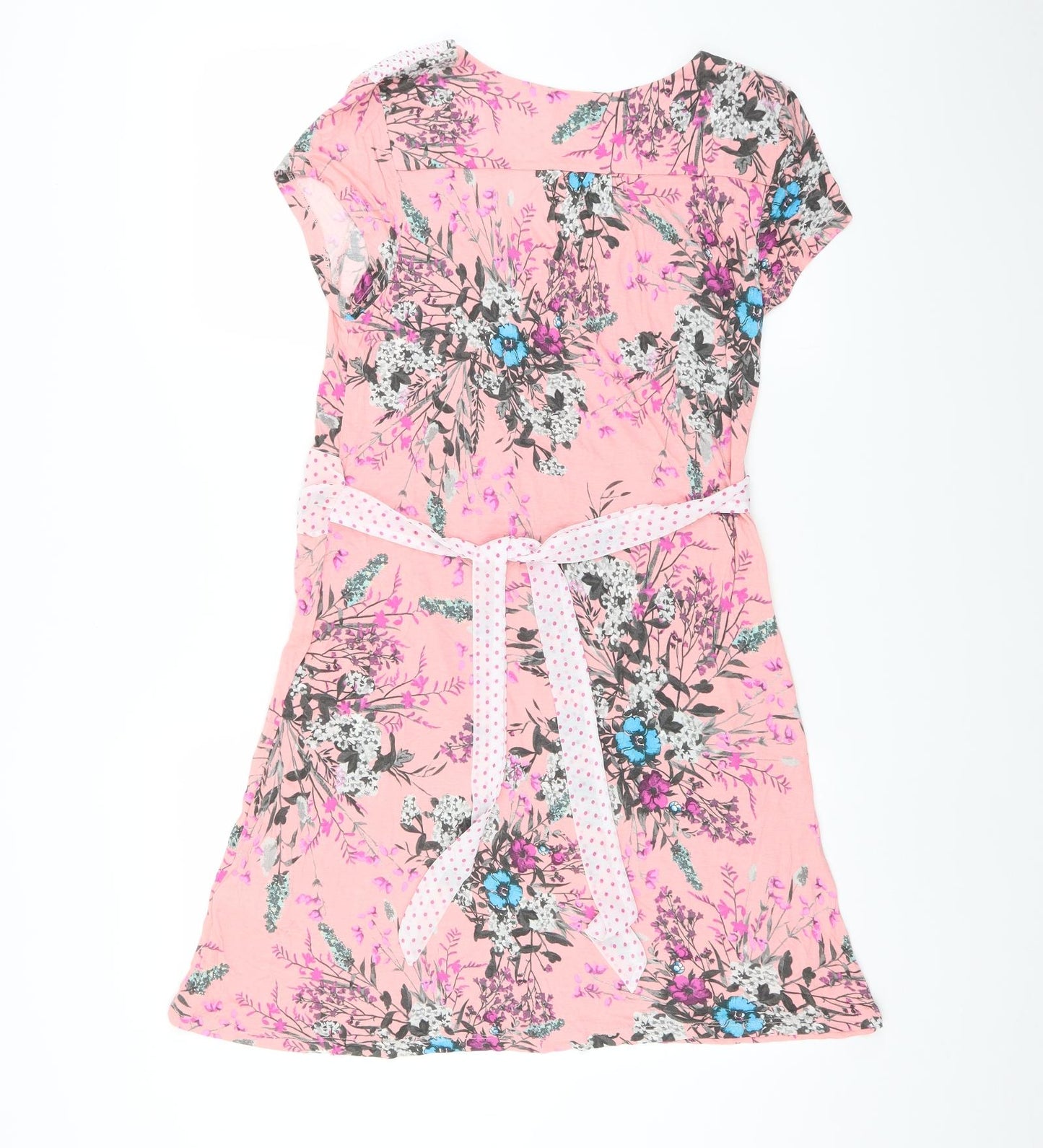 Joe Browns Womens Pink Floral  A-Line  Size 12