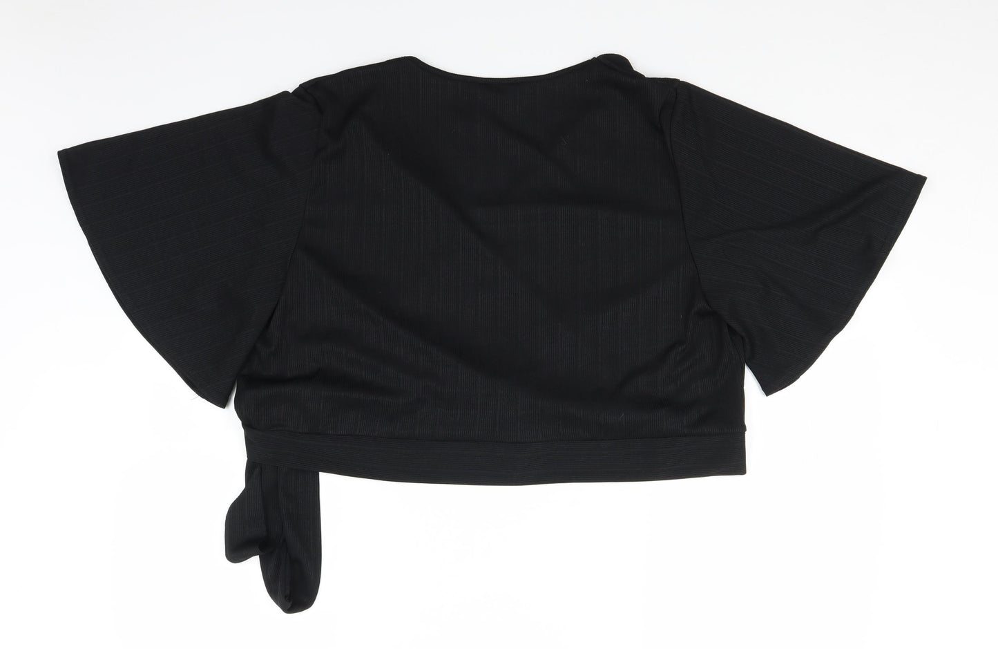 New Look Womens Black   Cropped Blouse Size 28