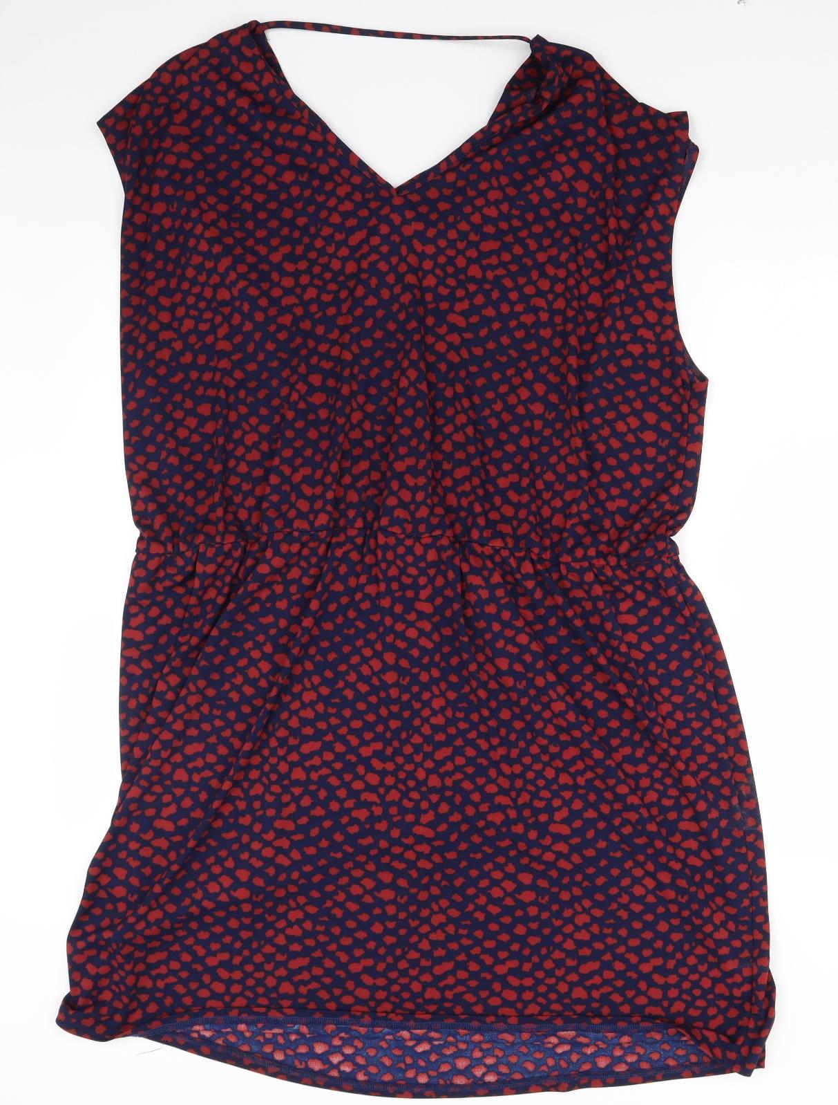 NEXT Womens Black Polka Dot  Fit & Flare  Size 26