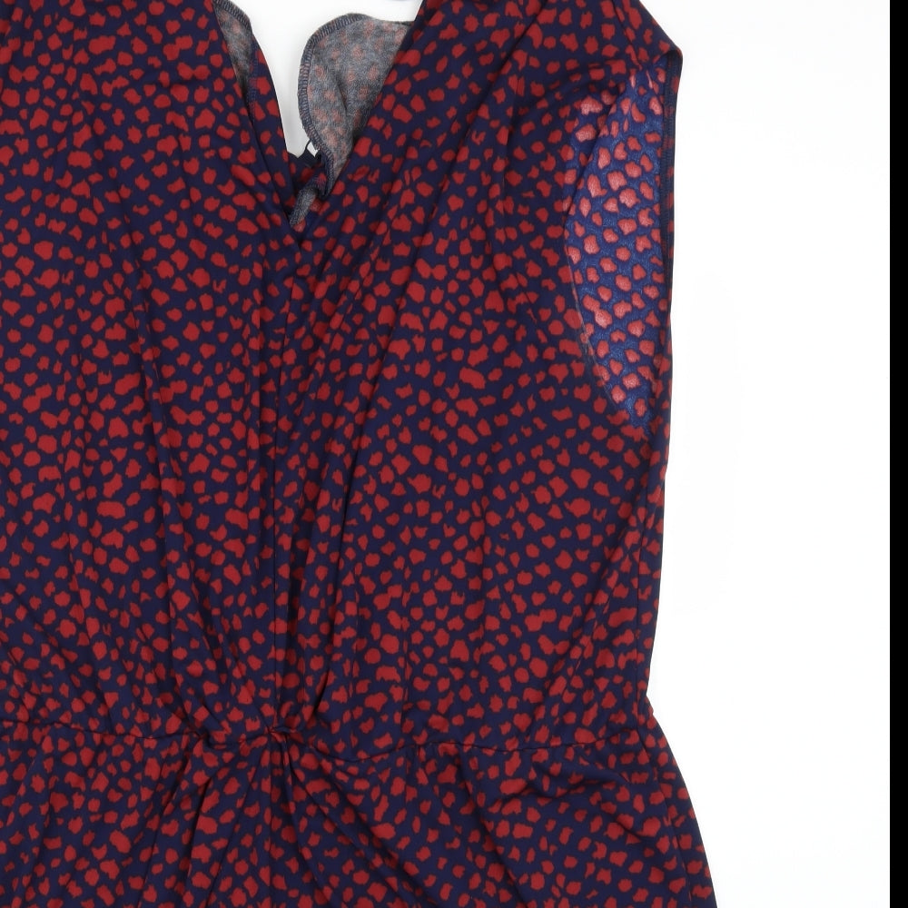 NEXT Womens Black Polka Dot  Fit & Flare  Size 26