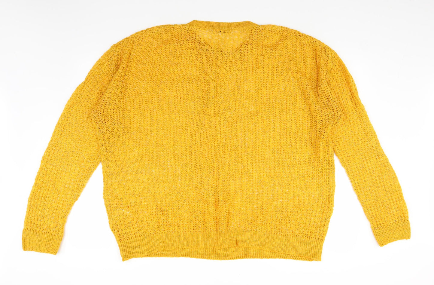 George Womens Yellow   Pullover Jumper Size 22