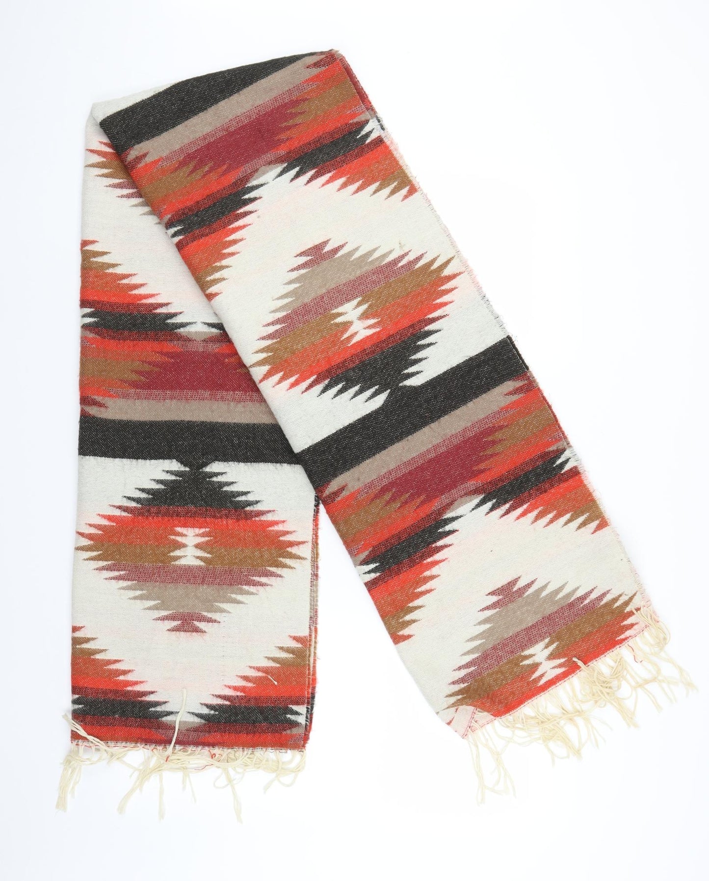 Atmosphere Womens Red Geometric   Scarf