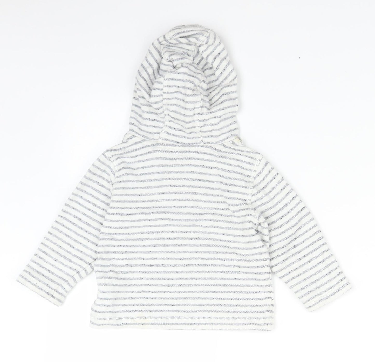 NEXT Baby White Striped  Pullover Jumper Size 9-12 Months