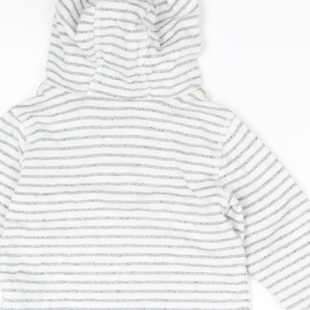 NEXT Baby White Striped  Pullover Jumper Size 9-12 Months