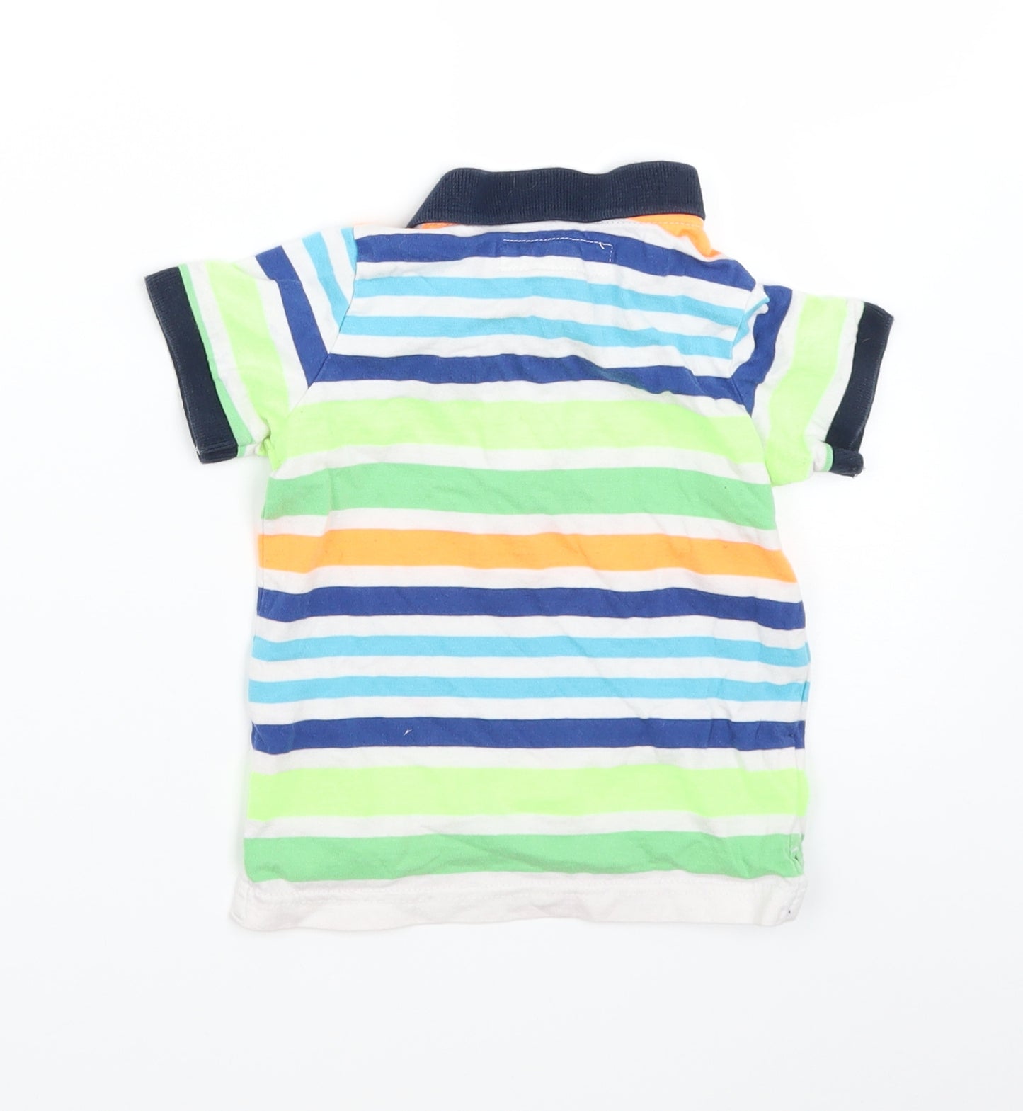 H&M Baby White Striped  Basic Polo Size 9-12 Months