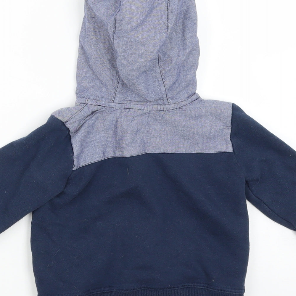 F&F Baby Blue   Full Zip Jumper Size 6-9 Months