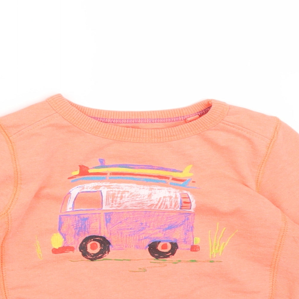 NEXT Baby Orange   Pullover Jumper Size 9-12 Months
