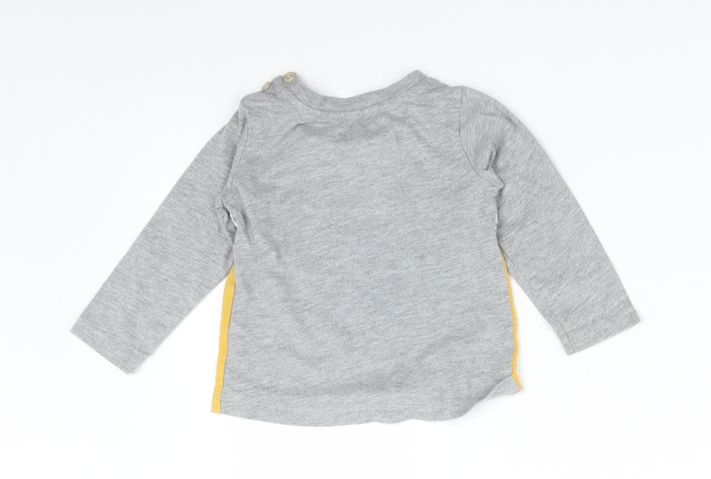 Primark Baby Grey   Basic T-Shirt Size 6-9 Months