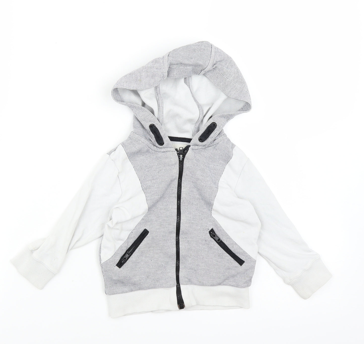 River Island Baby Grey   Full Zip Jumper Size 9-12 Months
