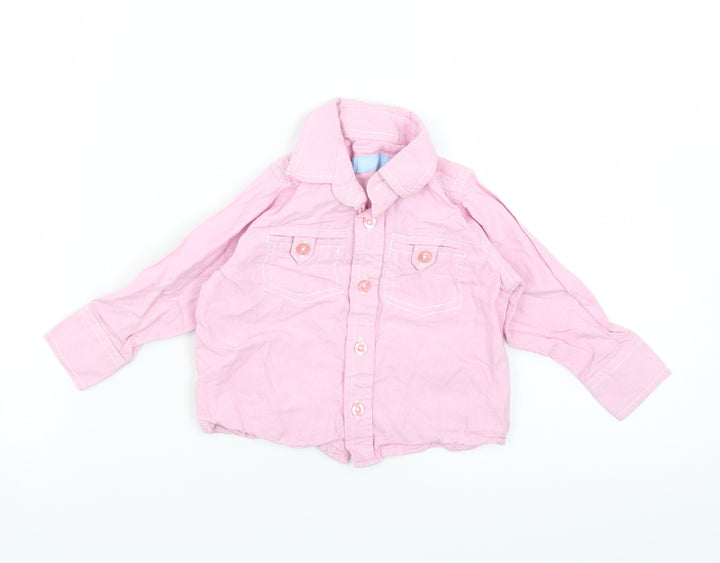 Rebel Girls Pink   Basic Button-Up Size 9-12 Months