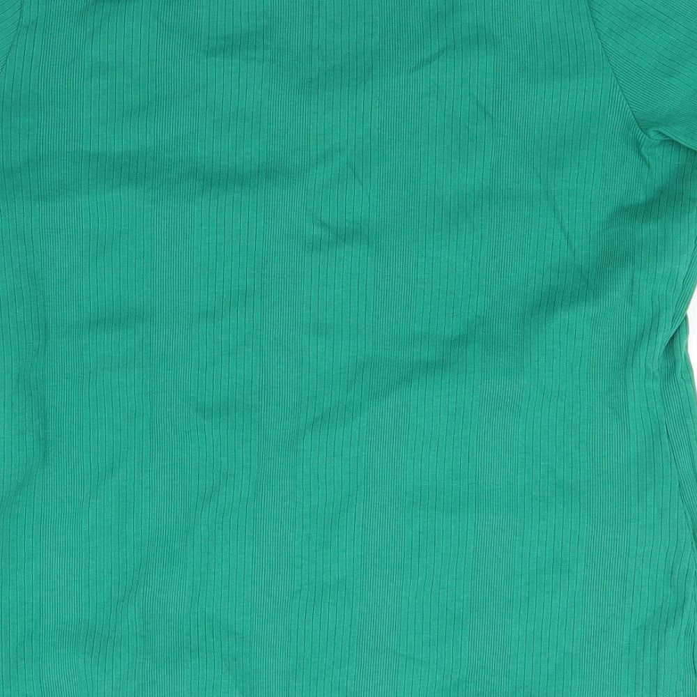 Marks and Spencer Womens Green   Basic T-Shirt Size 16