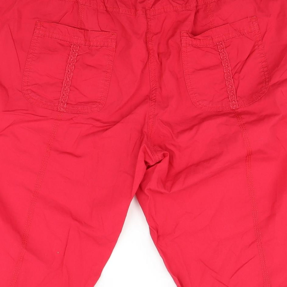 George Womens Red   Bermuda Shorts Size 16