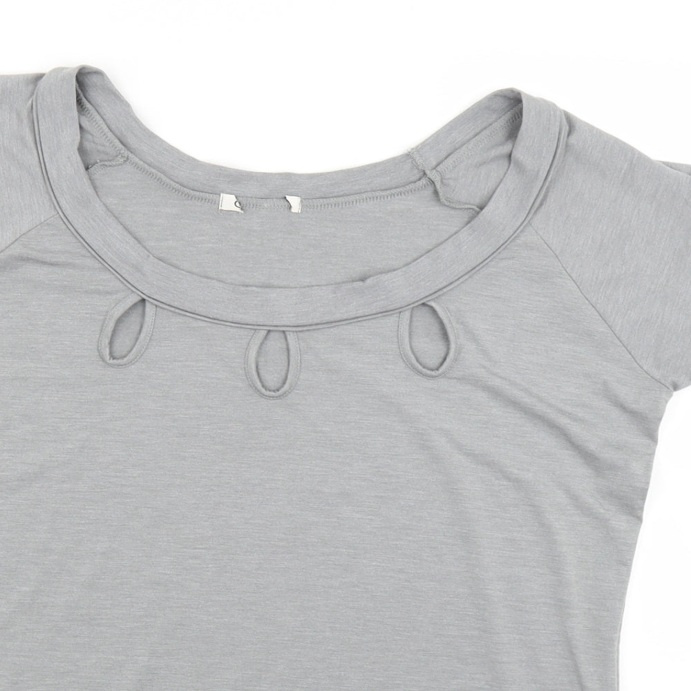 George Womens Grey   Basic T-Shirt Size 16