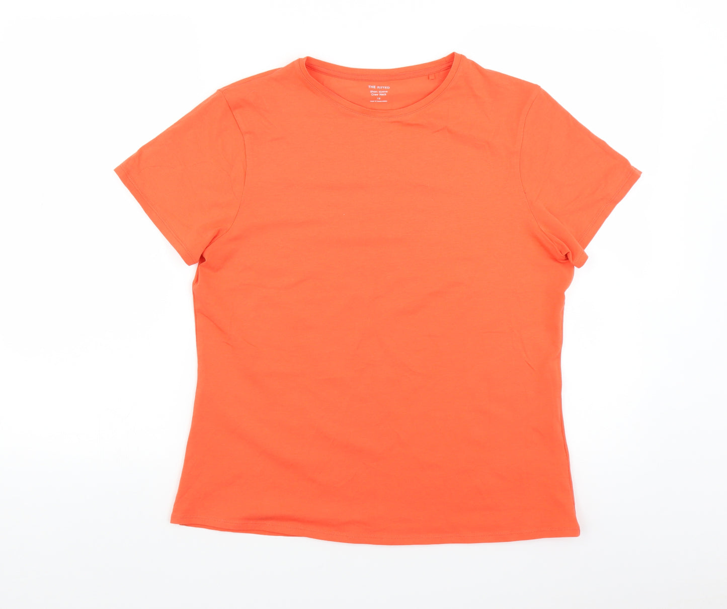 Marks and Spencer Womens Orange   Basic T-Shirt Size 16