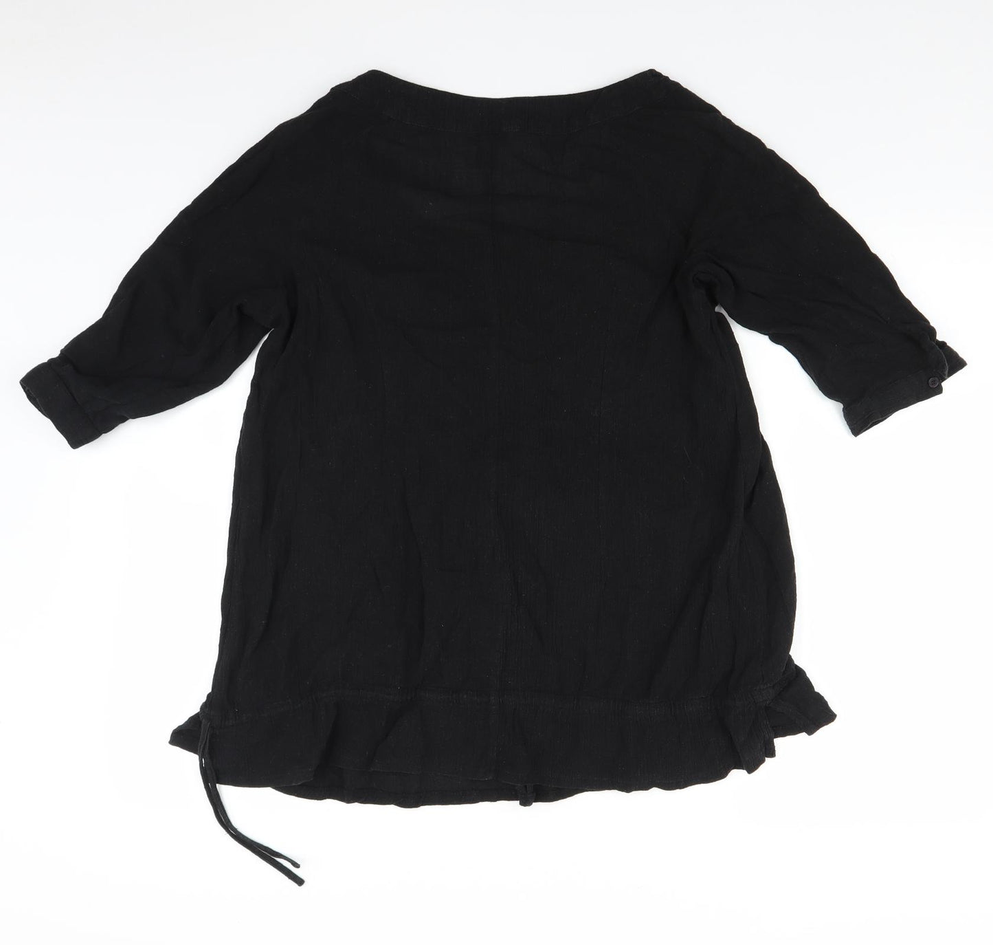 H&M Womens Black   Basic Blouse Size M