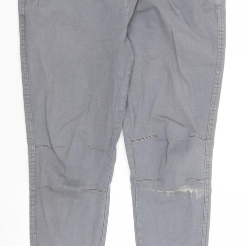 Dorothy Perkins Womens Grey  Denim Straight Jeans Size 16 L26 in
